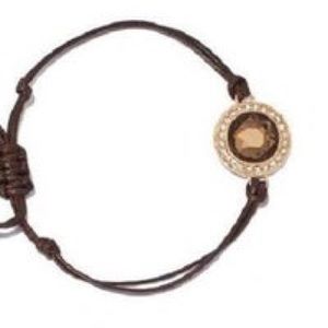 avon energy string bracelet smoky topaz